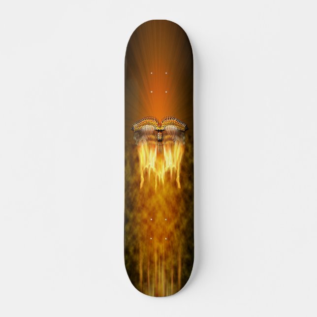 Fågel i flygSkateboard Mini Skateboard Bräda 18,5 Cm (Framsida)