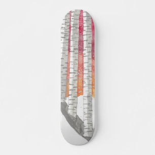 Fågel i Snö Mini Skateboard Bräda 18,7 Cm