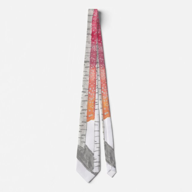 Fågel i Snö Neck Tie Slips (Framsida)