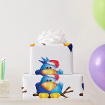 Fågel i tomten Hat Presentpapper<br><div class="desc">Släng dina helgdag i en trevlig beröring av stollig med vår pappra festinslagning med en vacker fågel som genomborras på en gren, sport en glad julhatt! Den här charmerande designen fångar säsongens anda och kombinerar naturens skönhet med helgdag glädje. Perfekt för alla åldrar är detta pappra inslagningsprogram idealiskt för julklappar,...</div>