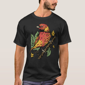 Fågel Illustration-vänner T Shirt