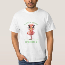 Fågel Jag är inte Konstig att jag är Sällsynt Spec T Shirt