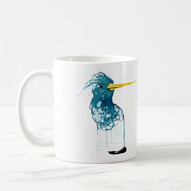 Fågel Kaffemugg (Vänster)