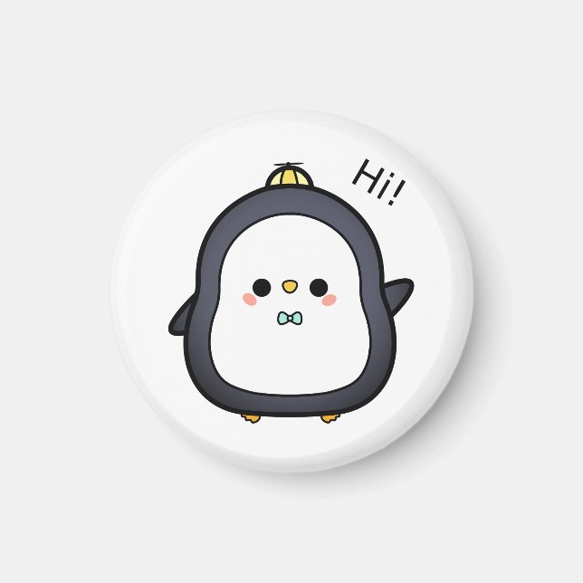 Fågel, karaktär, Penguin Magnet (Framsidan)