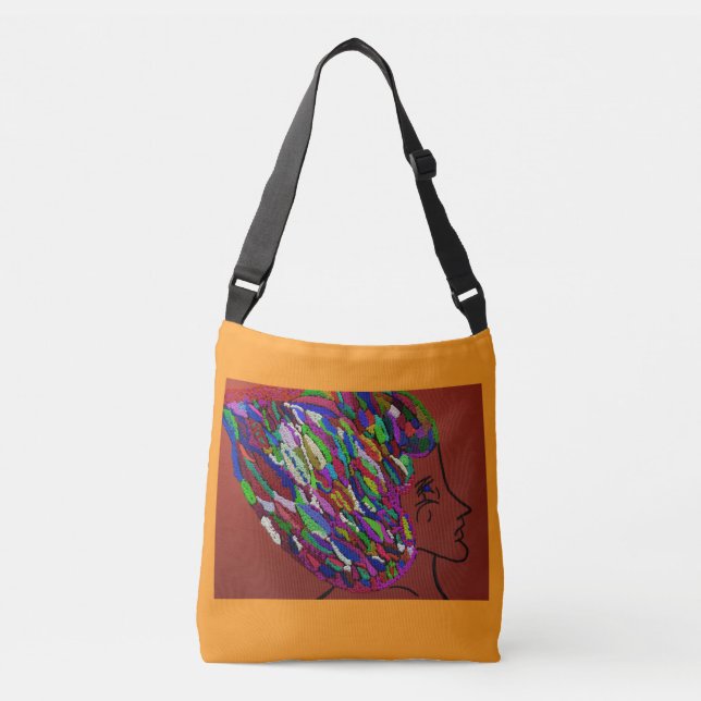 Fågel Kejsarinnans Crossbody Väska (Framsida)