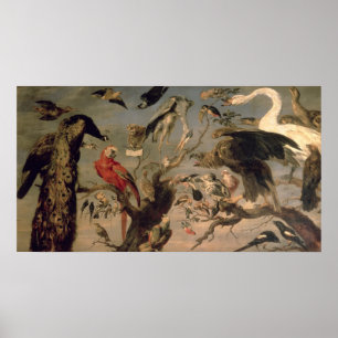 Fågel konsert poster