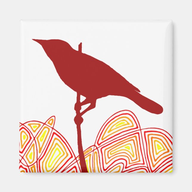 Fågel Magnet (Framsidan)