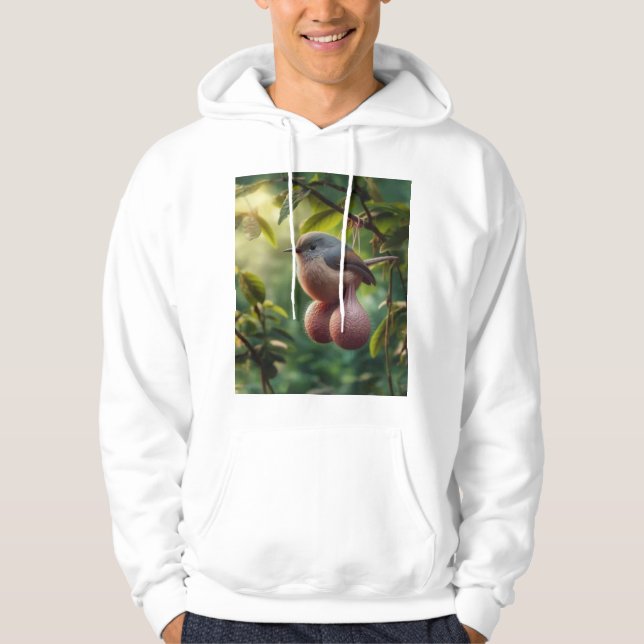 Fågel med bollar Hoodie (Framsida)