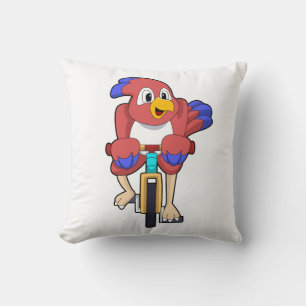 Fågel med cykel kudde