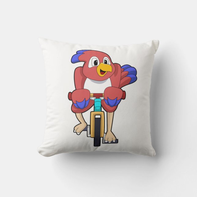 Fågel med cykel kudde (Framsida)