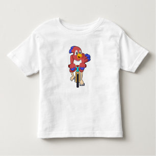 Fågel med cykel t shirt