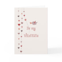 Fågel med Heart Vines Valentineser