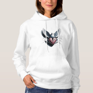 Fågel med stor vingar, brutet hjärta, T-Shirt