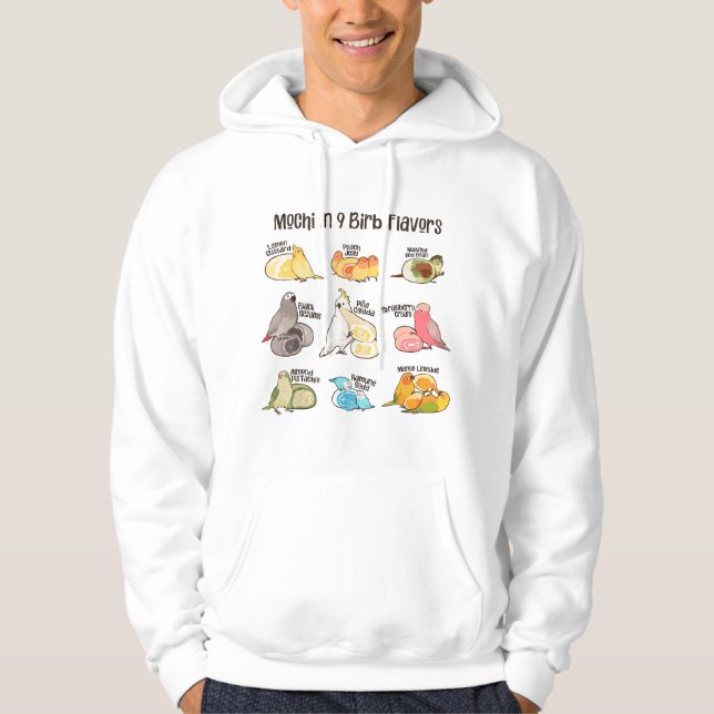 Fågel Mochi Hoodie (Framsida)