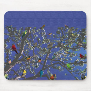 Fågel Mousepad 01 Musmatta