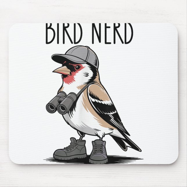 Fågel Nerd Lung Bird Watchers _1 Musmatta (Framsidan)