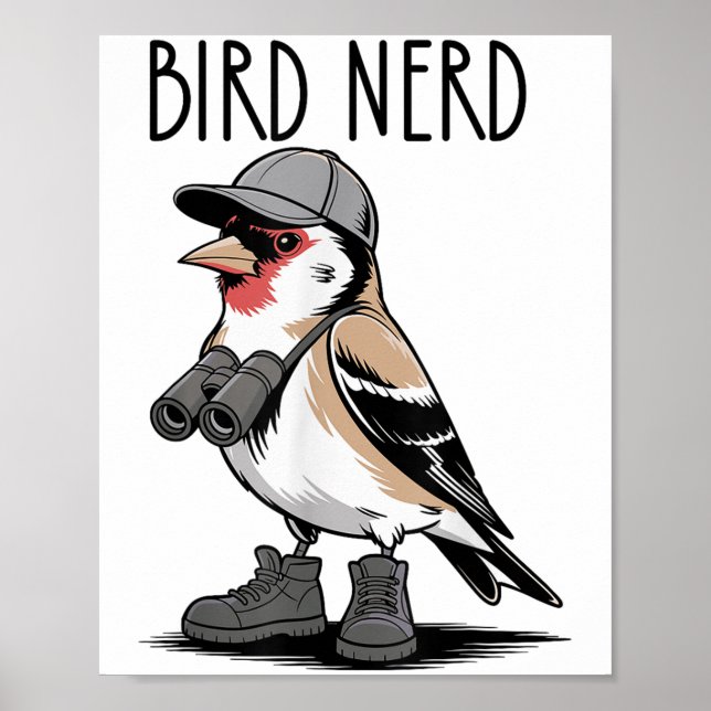 Fågel Nerd Lung Bird Watchers _1 Poster (Framsidan)