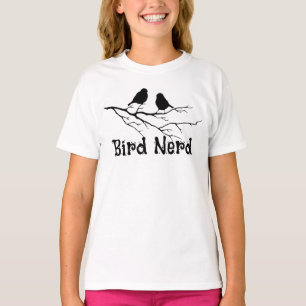 Fågel nörd rolig fågelskådare fågelskådning t shirt