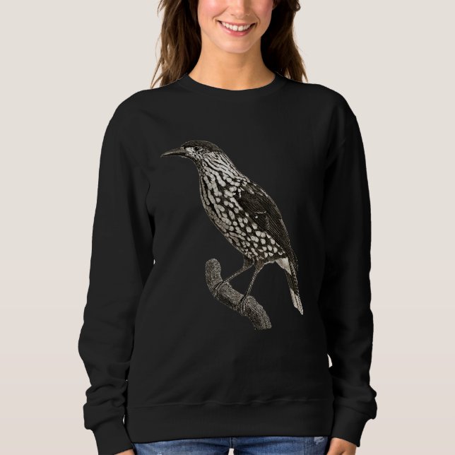 Fågel Nötknäckare Fågel Ornitologi T Shirt (Framsida)