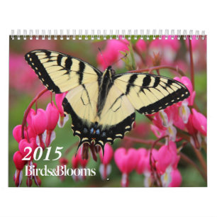 Fågel- och för blom 2015 kalender