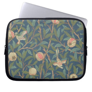 "Fågel- och Pomegranate" tapetdesign, utskrivavet Laptop Fodral