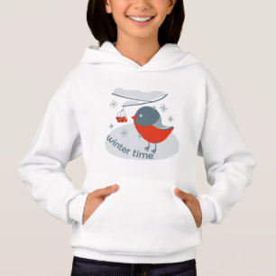 Fågel och röda rågbär t shirt