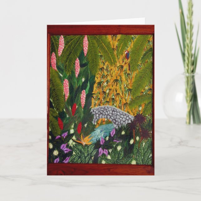 Fågel öga beskådar kort (Framsida)