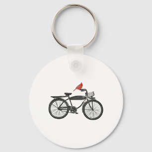 Fågel på en cykel nyckelring