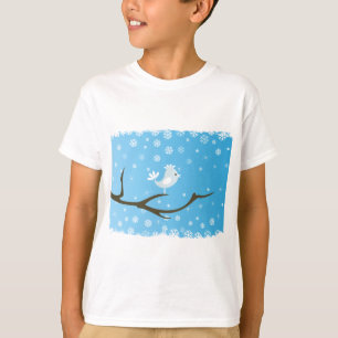 Fågel på ett träd t shirt