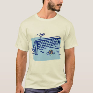 Fågel på ett vattenPolomål T-shirt