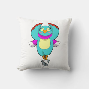 Fågel på isfärrocka med isskiffer.PNG Kudde