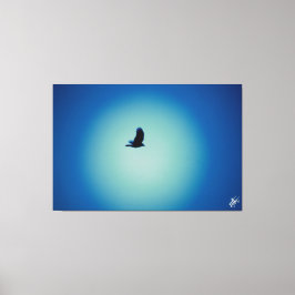 Fågel på postserie #8 canvastryck