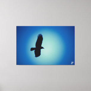 Fågel på postserie nr 6 canvastryck