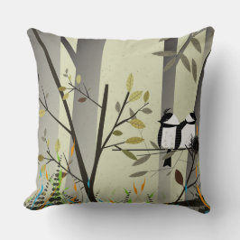 Fågel par Dekorativ kudde