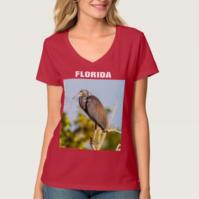 Fågel Perfekt Florida T-shirt (Framsida)