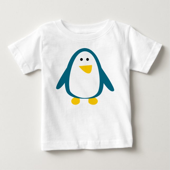 Fågel, Pingvin, Djur T Shirt (Framsida)