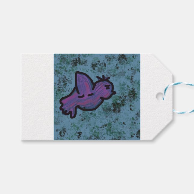 Fågel Presentetikett (Framsidan (Horisontell))