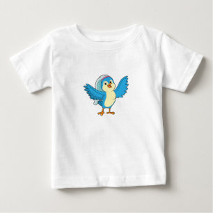 Fågel som brud med slöja t shirt