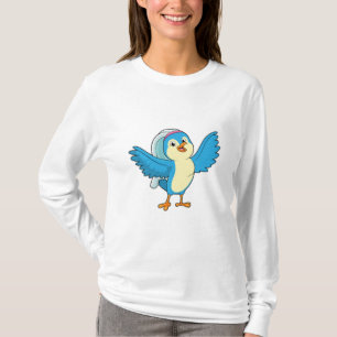 Fågel som brud med slöja t shirt
