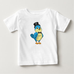 Fågel som brudgumme med band t shirt