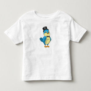 Fågel som brudgumme med band t shirt