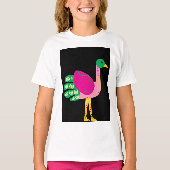 Fågel T Shirt (Framsida)