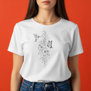 Fågel T-Shirt, Fågelälskare Shirt, Natur Shirt, T Shirt