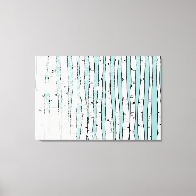 Fågel Träd du väljer Bakgrund Färg Canvastryck (Framsida)