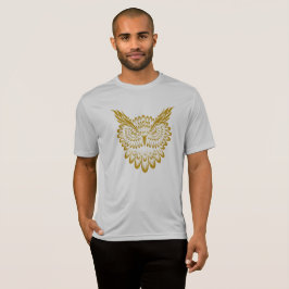 Fågel uggla art t shirt