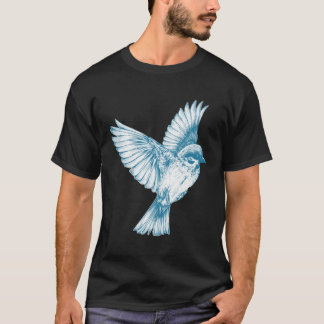 Fågel under flygning t shirt
