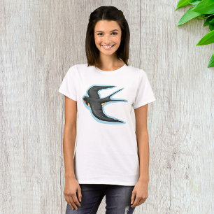 Fågel under flygning t shirt