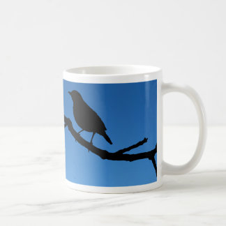 Fågel vid Gren Kaffemugg
