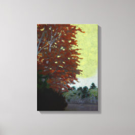 Fågel vid Sjö Canvastryck