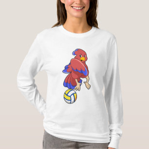 Fågel vid Volleyball Sports T Shirt